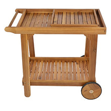 Limal Servierwagen Carrello da Servizio, Marrone, 94 x 55 x 15 cm