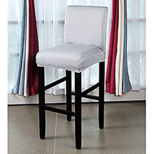 BSTKEY Coprisedia da bar elasticizzato, confezione da 4 pezzi, per sedia da bar, colore: grigio