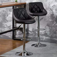 HQLCX 2Pcs Sgabelli da Bar Sgabelli per Il Tempo Libero Sedie Girevoli in Altezza Sedia da Cucina Pneumatica Regolabile,Bianca