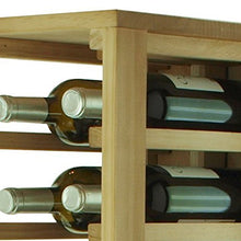 Expovinalia portabottiglie, Legno, Quercia, 20 Bottigle, 24 x 32 x 105 cm