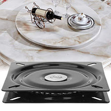 Nicoone tavolo da pranzo giradischi,Sedile girevole Base Mount Plate,Sedile girevole Base con rivetto di rinforzo,per la cucina domestica,Sala da pranzo,Hotel