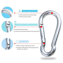 Magicfun Kit di Montaggio per Tenda per Vela Rettangolare a Scomparsa, Kit di Fissaggio Kit Hardware per Vela in Acciaio Inox
