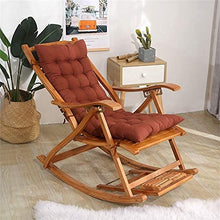 eewopjkj Cuscino per lettini Prendisole Supporto per Schienale Alto Ispessimento Cuscino per Sedia Relax Extra-Large Cuscino reclinabile Cuscini per Sedia a Dondolo Cuscini da Giardino-Marrone 40x11