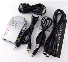 SaySure - PC To TV Converter Box (VGA To RCA/S,Video)