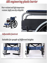 Carrozzine Semoventi, Transit Portatile da Viaggio Self-Service, Portatile Leggero Pieghevole da Viaggio per E per I Disabili/Anziani Sedia da Trasporto in Alluminio Troll A