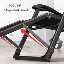BJH Sedia Pieghevole Sedia Portatile Regolabile Supporta 200 kg Sedia Pieghevole Zero Gravity Sedie reclinabili Sedie a Sdraio Poltrona Giardino Spiaggia