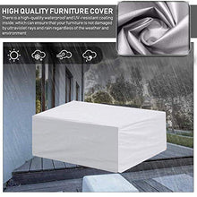 Fodere per mobili da giardino Rettangolari impermeabili 170x94x70cm, Fodere per mobili da giardino per esterni, Fodere per mobili da esterno, Fodera per mobili da giardino antipioggia pioggia e n