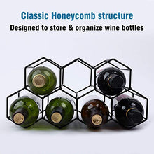 Wine Rack impilabile, Rete 7 Bottiglia impilabile Wine Rack risparmiatore dello Spazio Protector controsoffitto Libero Basamento del Wine Rack