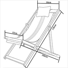 FGA Sedia Pieghevole reclinabile Portatile Moderno Multifunzionale in Quercia Sedia Design per Il Tempo Libero per la Pausa Pranzo Sedia Pieghevole da Spiaggia con Balcone