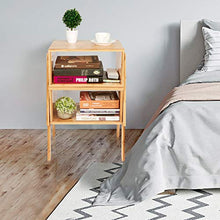Comodino In Bambù Comodino 2 Pezzi, Comodino Impilabile, Armadio Da Comodino Nordico, Per Soggiorno Camera Da Letto - 40x29x42cm