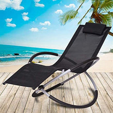lilizhang Folding Zero Gravity Sedie Sdraio da Spiaggia reclinabile, for Beach Patio con Giardino, Camping