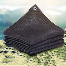 Senza marchio DANDAN Ombra Rete Schermo Solare Crittografia Ispessimento Isolamento Termico Rete Patio Tetto Balcone Isolamento Carne Auto Schermo Solare 12 Pin Nero (Size : 4 * 8m)