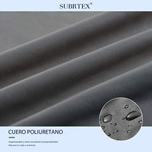 subrtex Copriseduta Divano Elasticizzato Copricuscino Morbido(1 Posto,Pelle Grigia)