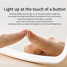 Anyutai Specchio Cosmetico LED Luci Touch Control Piazza USB Ricaricabile Specchio Trucco