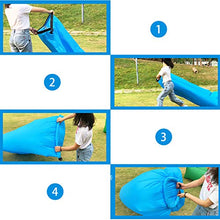 EWQ Gonfiabile Lounger, Aria Divano Hammock Impermeabile E Resistente, Gonfiabile Divano con Portatile Pacchetto per I Viaggi, Campeggio, Piscina E Spiaggia Parti,4