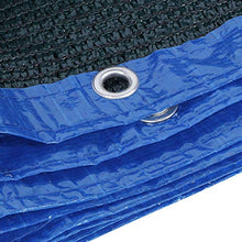 Telo ombreggiante con Protezione Solare al 70% - Telo ombreggiante da Giardino con Occhielli - Rete da Sole Nera per Copertura per Piante Serra Barn Kennel Pool Pergola Piscina - 2x5m/6.6x16.4ft