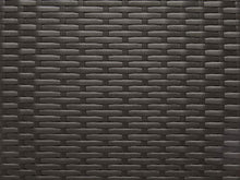 Beliani Scatola per Cuscini Marrone Rattan Sintetico Coperchio 155 x 75 cm 770 L Modena