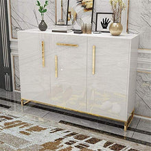 HLZY Armadio Laterale Accento, armadi da Cucina Storage Cucina Credenza Pranzo a Buffet Server Gabinetto Armadio a Terra Bagagli Toracica for casa Sala da Pranzo (Color : Black)