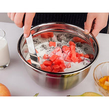 Weq Lavandino Rotondo in Acciaio Inox 304, lavabo, lavabo, lavabo, lavabo, Verdure, condimenti più Spessi e Profondi, lavabo, setaccio per Riso, Set da 2 Pezzi