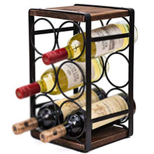ASDFY Espositore per Vino retrò Espositore per Bottiglie Portabottiglie Portabottiglie impilabile a 3 Livelli Home Restaurant Bar Espositore per Vino