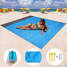 Arontime - Coperta impermeabile da spiaggia, tappetino da picnic portatile per esterni, tappetino da campeggio