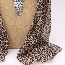WE-WHLL Sciarpa dei monili del Pendente della Collana della Signora della Sciarpa della Sciarpa della Signora della Sciarpa del Leopardo delle Donne nuovissime di Modo