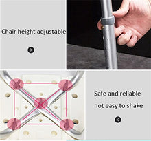 MGMDIAN Sedia da Bagno - Sedia da Bagno per Anziani Sedia da Toilette Sedia da Bagno per Donna Incinta - Sgabello da Bagno Antiscivolo Accessori da Bagno