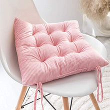 XHNXHN Cuscini per sedie Trapuntati Quadrati con Lacci, Cuscini per sedie da Pranzo da Cucina Cuscino Comfort per Interni all'aperto Cuscini Imbottiti Traspiranti Rosa 16x16In * 6