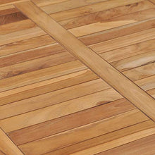 FAMIROSA Tavolo da Pranzo per Giardino 80x80x80 cm in Massello di Teak