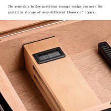 Cigar Humidor, Solido Legno di Cedro Humidor Box con Built-in Igrometro E Umidificatore Cigar Box Cigar Cabinet (330 * 230 * 100Mm)