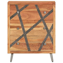 FAMIROSA Credenza 60x30x75 cm in Legno Massello di Acacia