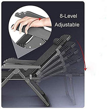 FACAZ Sedie da Giardino reclinabili Chaise Longue Pieghevoli Portatili con Cuscino Regolabile per Spiaggia, Piscina, Giardino, Esterno e Interno