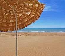Joy Summer Ombrellone Spiaggia in Paglia Tropicale Hawaii in Rafia Sintetica 220 cm 48080