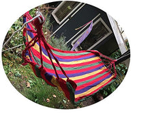 Amaca 250 x 80 cm fino a 150 kg, 65% cotone, 35% poliestere.