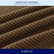 subrtex Copridivano 2 Posti con 2 Copricuscini, Copridivano Elasticizzato Due Posti AntiGraffio per Gatto Cani Lavabile (2 Posti, Marrone)