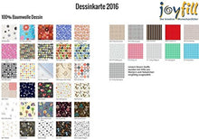 Joyfill Deluxe - materasso pieghevole - made in Germany - 180 x 70 x 15cm - 911 fantasia vichy grigio chiaro