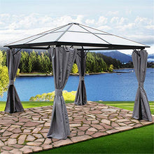 WSN Gazebo per Esterni con Scheda PC, Tenda da Esterno per Barbecue con Gazebo in Alluminio per pergolato o Giardini, terrazze, Patio