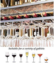 HZWLF Porta Bicchieri da Parete in Metallo Portabottiglie da Vino da Appendere Portabottiglie da Vino da Appendere Portaoggetti Natale