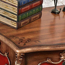 BJLWTQ Comodini in Legno massello Laterale gavoni Laterali armadi Dipinto a Mano Intagliato Tavolo Mini Camera da Fine Mediterranean Table Style Divano Fianco del Mobile d'angolo Comodino