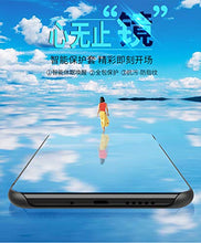 Nadoli Custodia per Samsung Galaxy A42,Chiaro Specchio Stand Protezione Libro Portafoglio Cover Custodia in Pelle Difficile PC Copertura,Oro