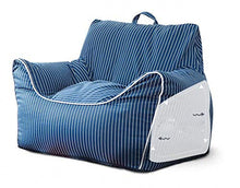 XinQing-Divano Pigro Beanbag Tatami Lazy Couch Cuscino Spesso Singolo Tessuto Divano Sedia Camera da Letto Semplice Sedia Staccabile Piccolo 60 × 48 × 55 cm (Color : Plaid Blue)