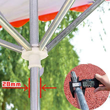 AYJS Ombrellone da Mercato, Ombrellone Rettangolari, Parasol, Altezza Regolabile, utilizzati in Giardini, Terrazze, Cortili, ECC, 2×3M, Blu, Rosso, Verde