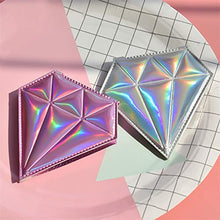 WXFF Palmare 4pc a Forma di Diamante Trucco Specchio Portatile Specchio Portatile a Mano Pieghevole ingrandimento Specchio Specchio cosmetico Specchio Compatto Specchio Trucco