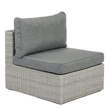 Schlichter Möbel Giardino Mobili da Giardino Divano Lounge Divano Illias polyrattan 1er – Elemento Centrale