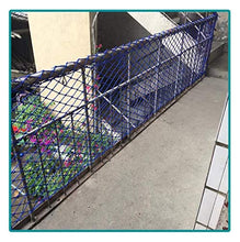 Rete Di Corda Blu, Rete Da Giardino Rete Di Sicurezza Esterna Protezione Anticaduta Per Bambini Adatta Per Abbellimento Del Giardino Balcone Decorativo Scale Ringhiera Esterna Isolamento Dell'animale