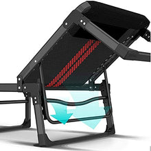 CDFC Pieghevole reclinabile Sole Lettino Giardino Camping Bed Sedia Accompagnatore Bed Letto Sun Regolabile in TextOline