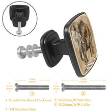 Elefante retrò 4 PCS Pomelli per Porta, Pomolo per Mobile, Pomelli per Mobili con Viti, Maniglia per Armadietto, Pomelli per Porta, Pomelli per Cassetti per Porta, Armadio, Cassetto e Credenza