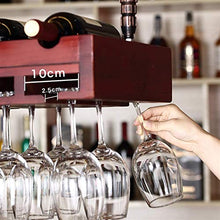 Classico, scaffale da bar a soffitto, per vino, da parete, porta bottiglie e vetro, decorazione per la casa e la cucina | Multi funzione
