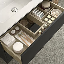 Salgar Optimus Set Mobile da Bagno, Truciolato, Nero Opaco, Extra Grande
