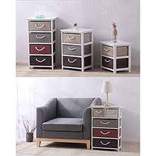 Comodino LHY- Comodino in legno massello e comodino, resistente e durevole, adatto per camera da letto, soggiorno, ecc., Legno, 50×30×42cm